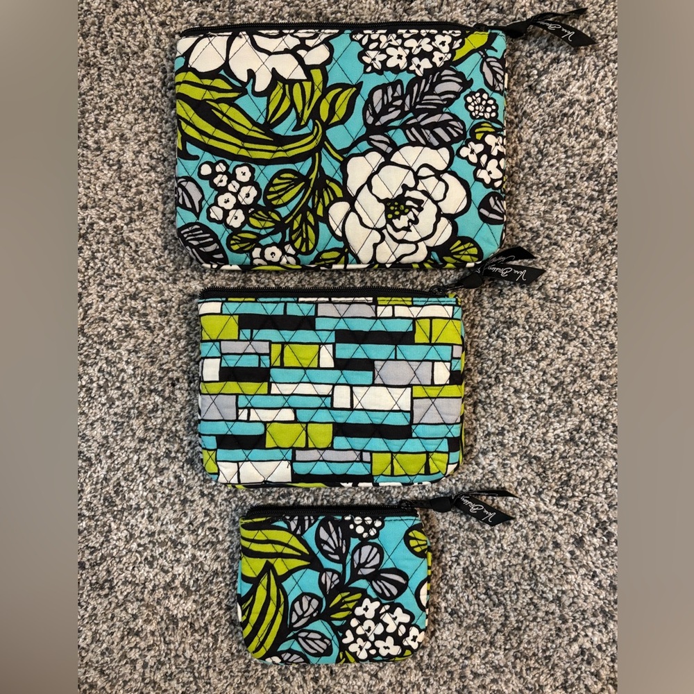 Vera Bradley Pouch Set Of 3 Retired Pattern - image 8